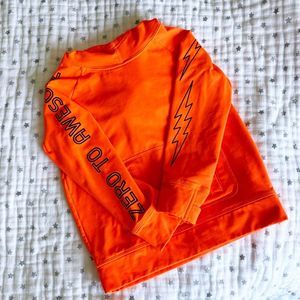 3 for $25 / ROCKETS OF AWESOME NEON ORANGE ATHLETIC HOODIE